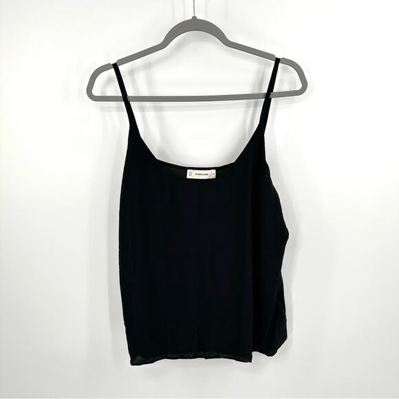Everlane The Slip Cami in black Size 10 NWOT - Picture 2 of 8